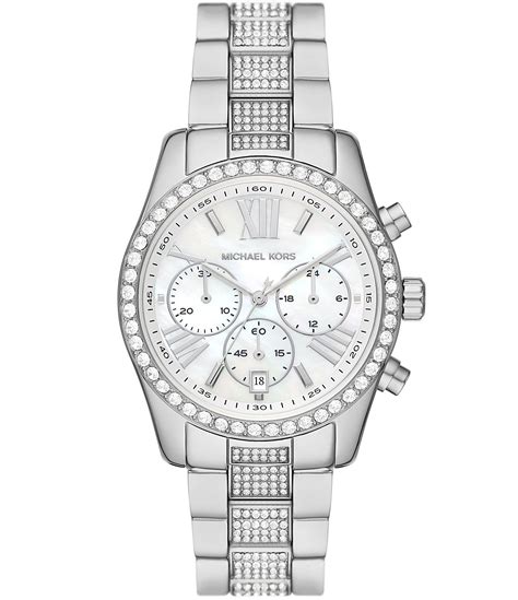 michael kors watches with pearl belt|Michael Kors lexington lux.